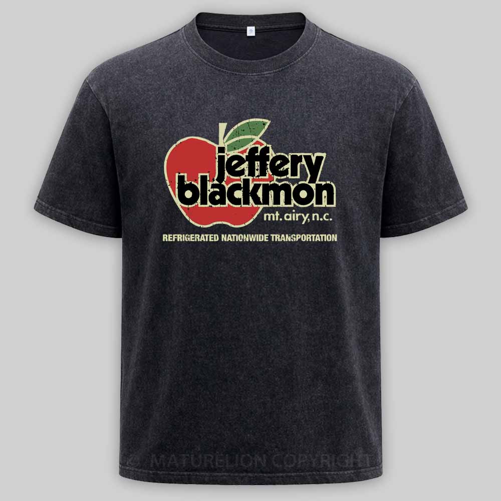 Maturelion Jeffery Blackmon Trucking 1970 Washed T-shirt