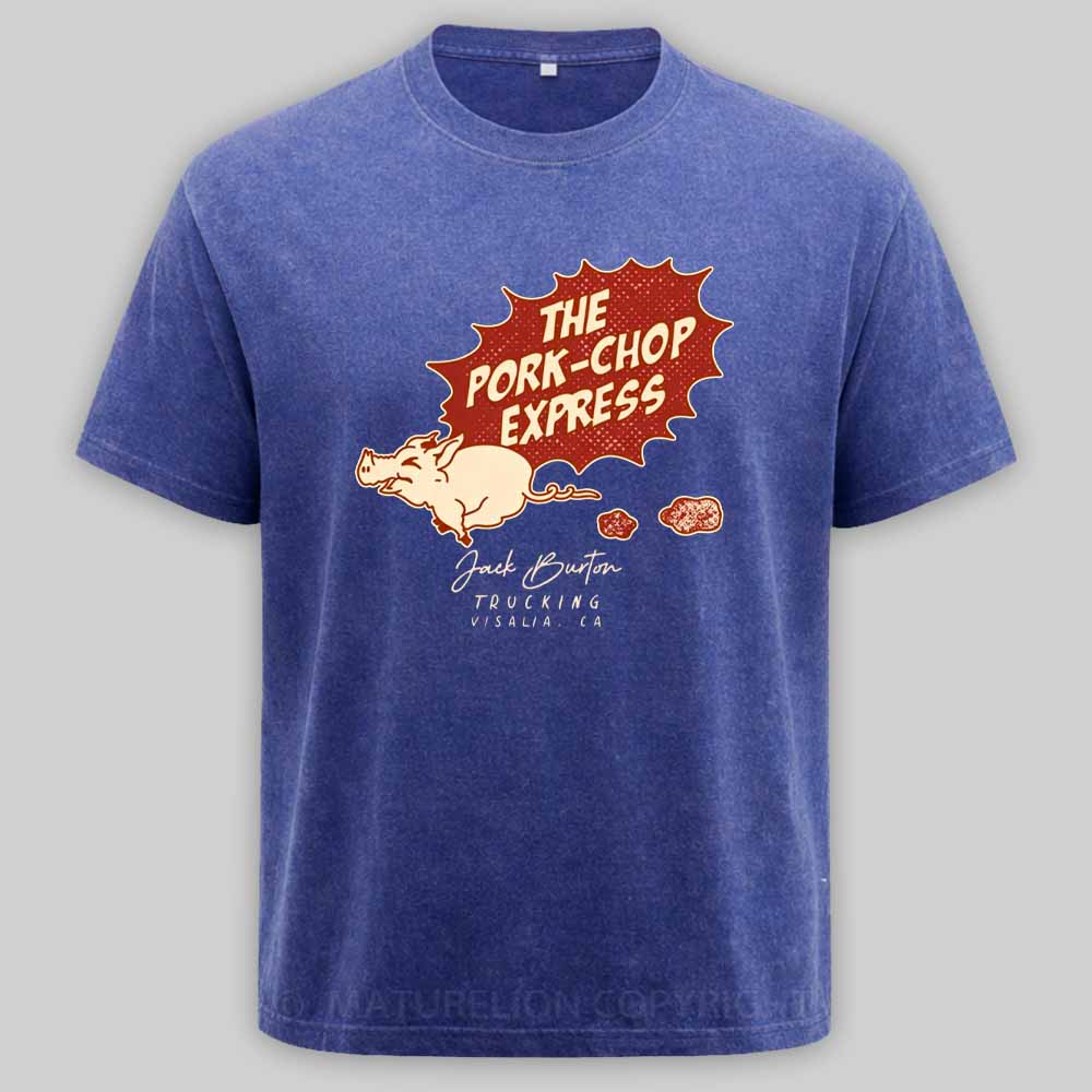 Maturelion The Pork Chop Express Vintage Washed T-shirt