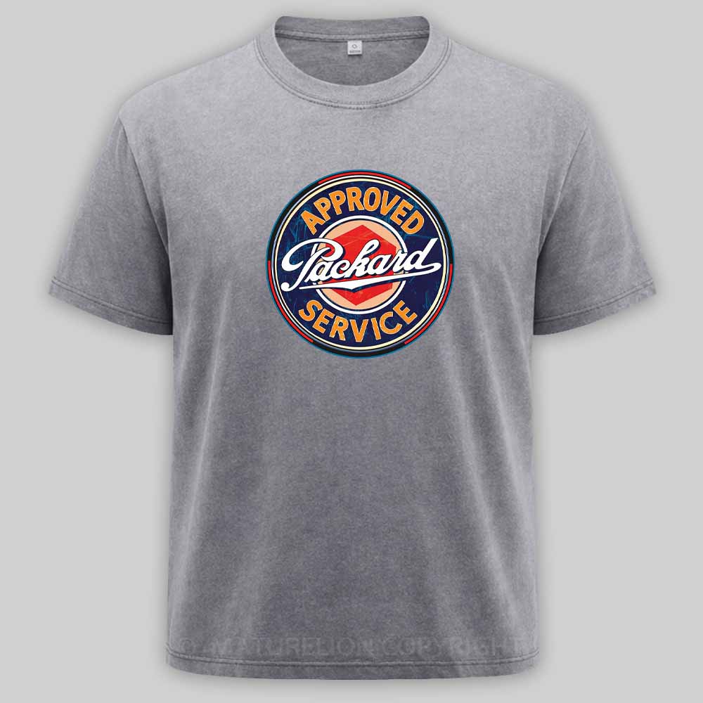 Maturelion Approved Packard Service Washed T-shirt
