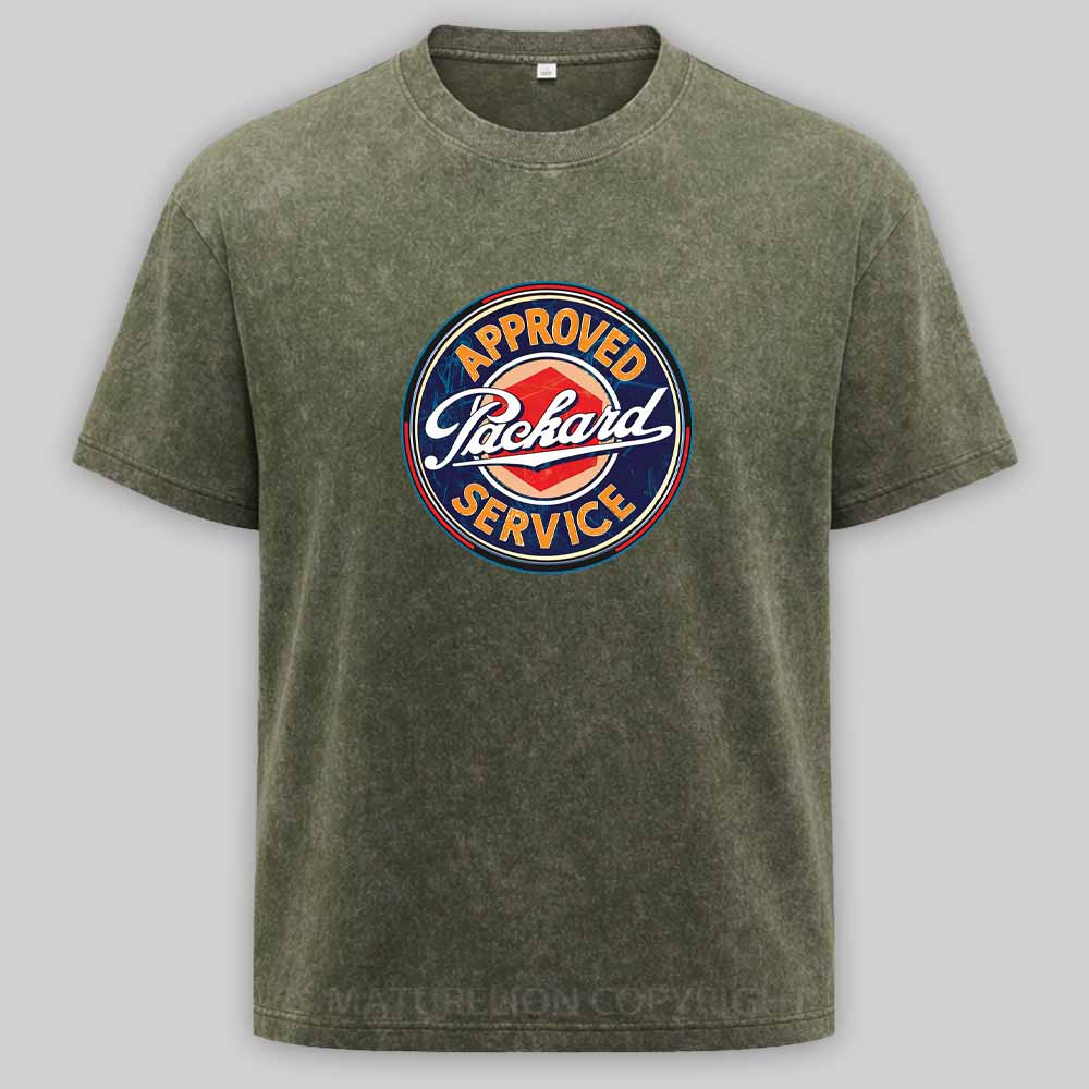 Maturelion Approved Packard Service Washed T-shirt