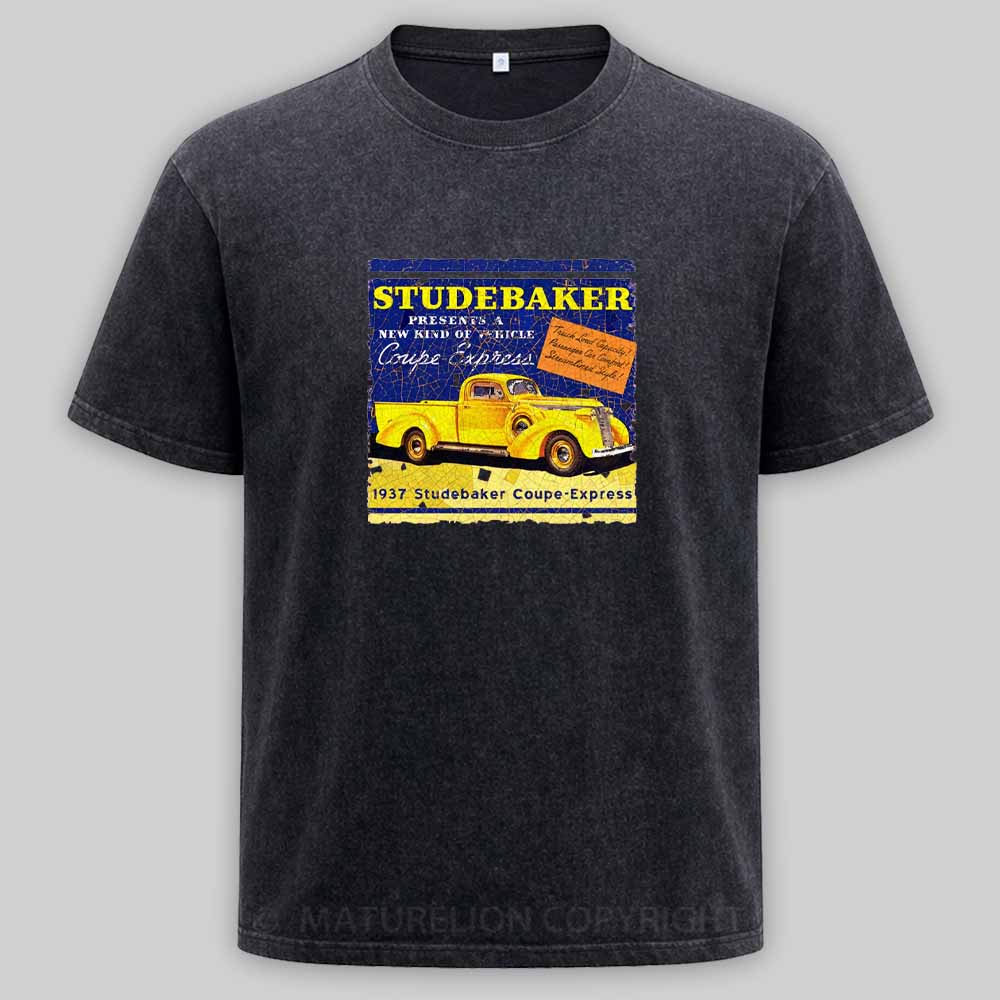 Maturelion Studebaker Coupe Express Washed T-shirt