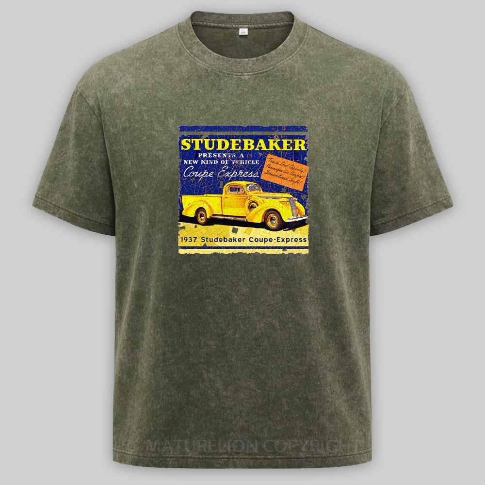 Maturelion Studebaker Coupe Express Washed T-shirt
