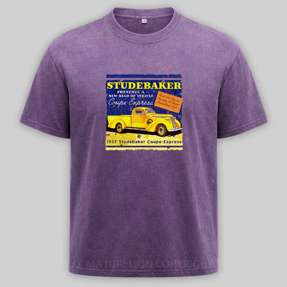 Maturelion Studebaker Coupe Express Washed T-shirt