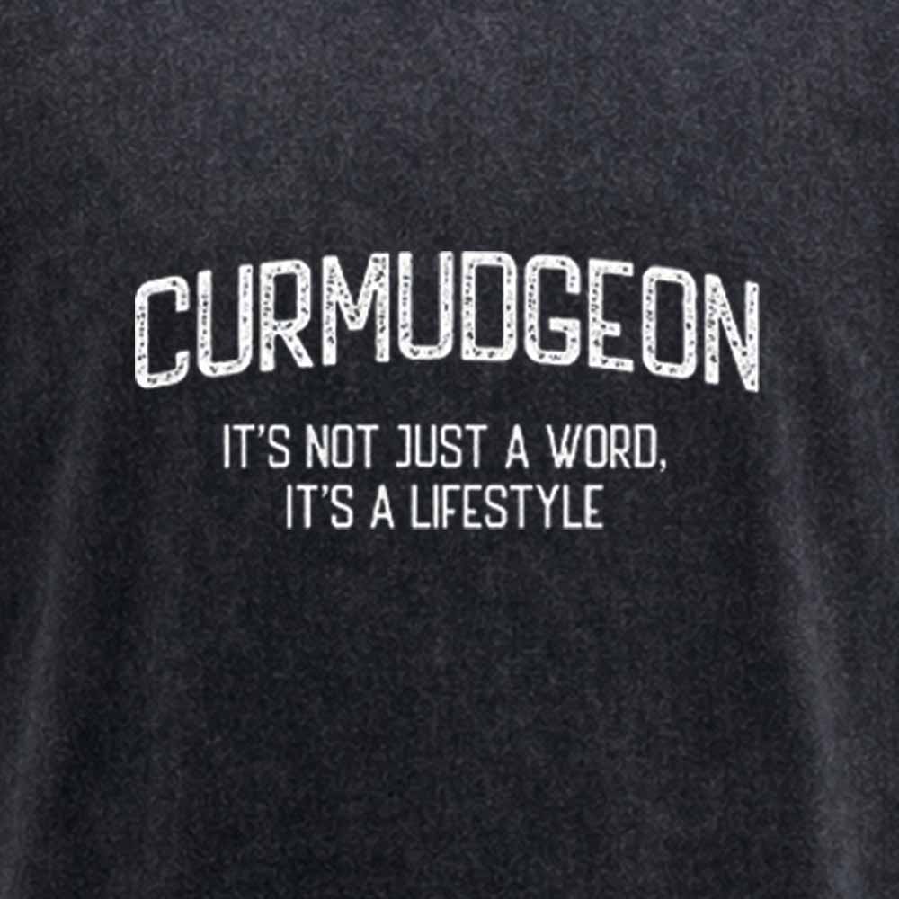 Maturelion Curmudgeon - It's Not Just A Word, It's A Lifestyle Washed T-shirt