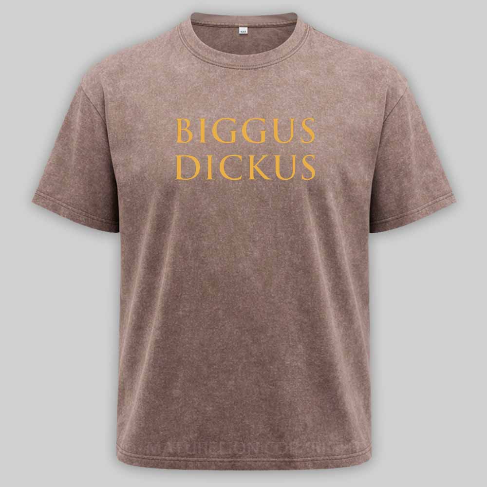 Maturelion Biggus Dickus Washed T-shirt