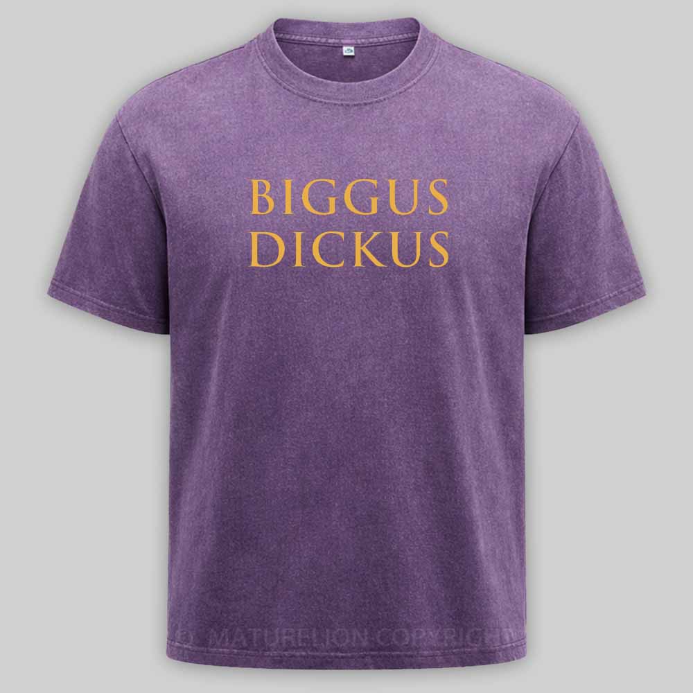 Maturelion Biggus Dickus Washed T-shirt