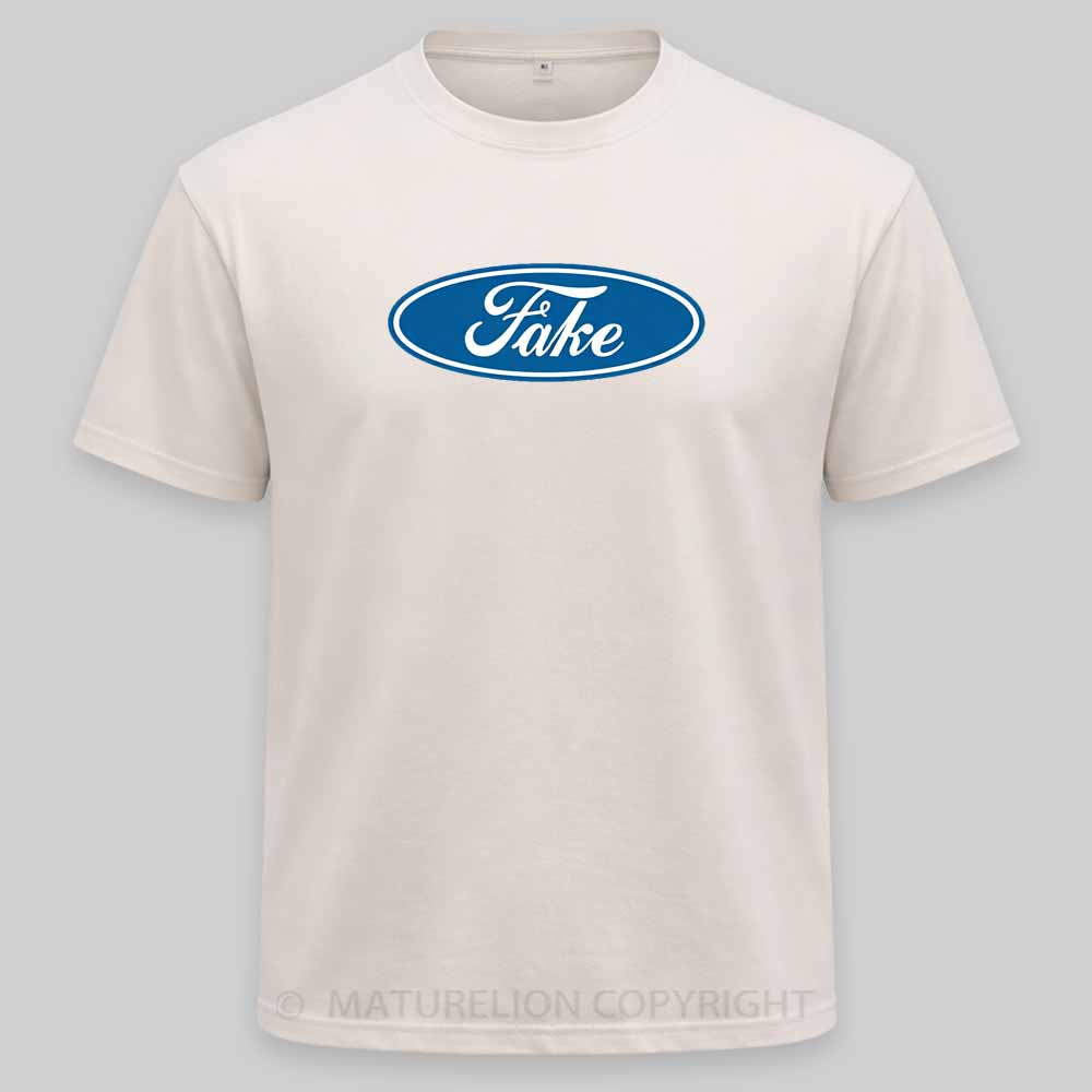 Maturelion Fake Parody Of Ford Washed T-shirt
