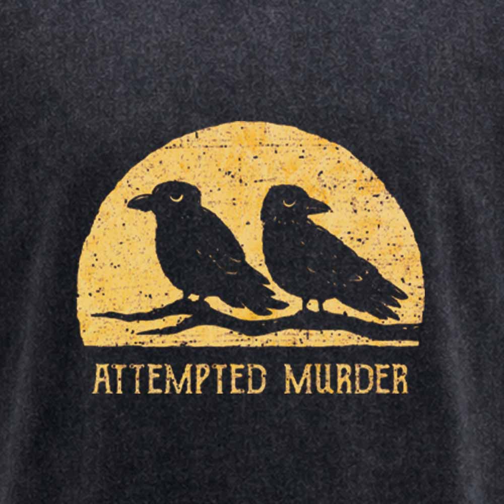 Maturelion Attempted Murder Washed T-shirt