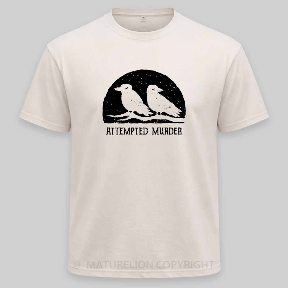 Maturelion Attempted Murder Washed T-shirt
