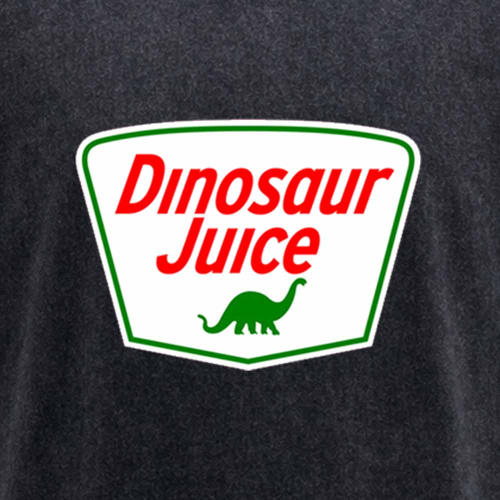Maturelion Dinosaur Juice - Parody Oil Company Logo Washed T-shirt