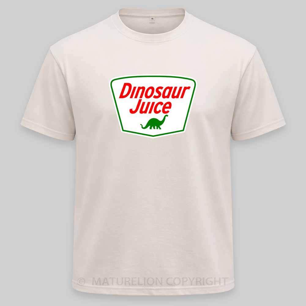 Maturelion Dinosaur Juice - Parody Oil Company Logo Washed T-shirt