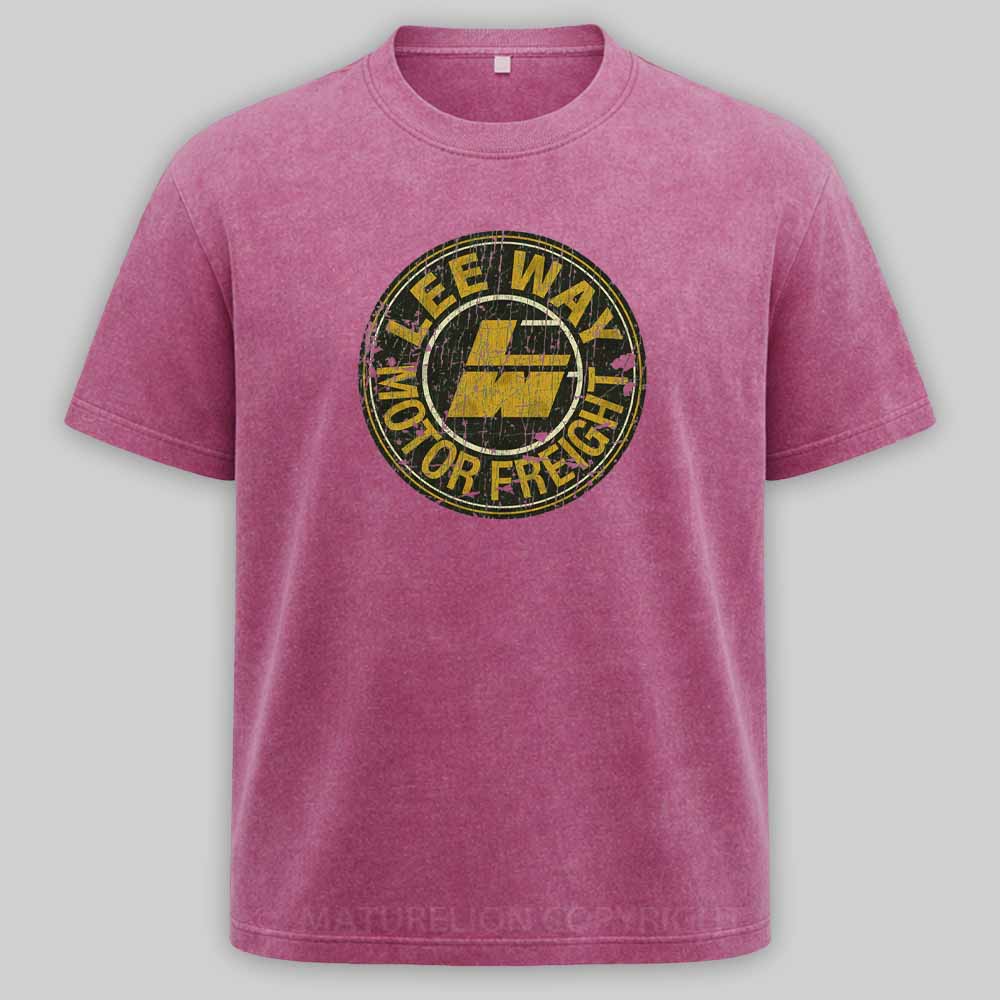 Maturelion Lee Way Motor Freight 1934 Washed T-shirt