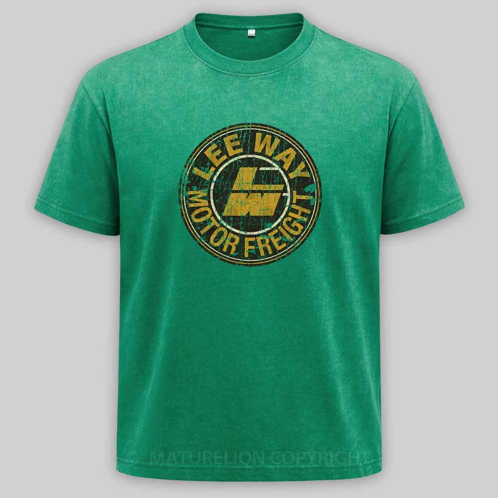 Maturelion Lee Way Motor Freight 1934 Washed T-shirt