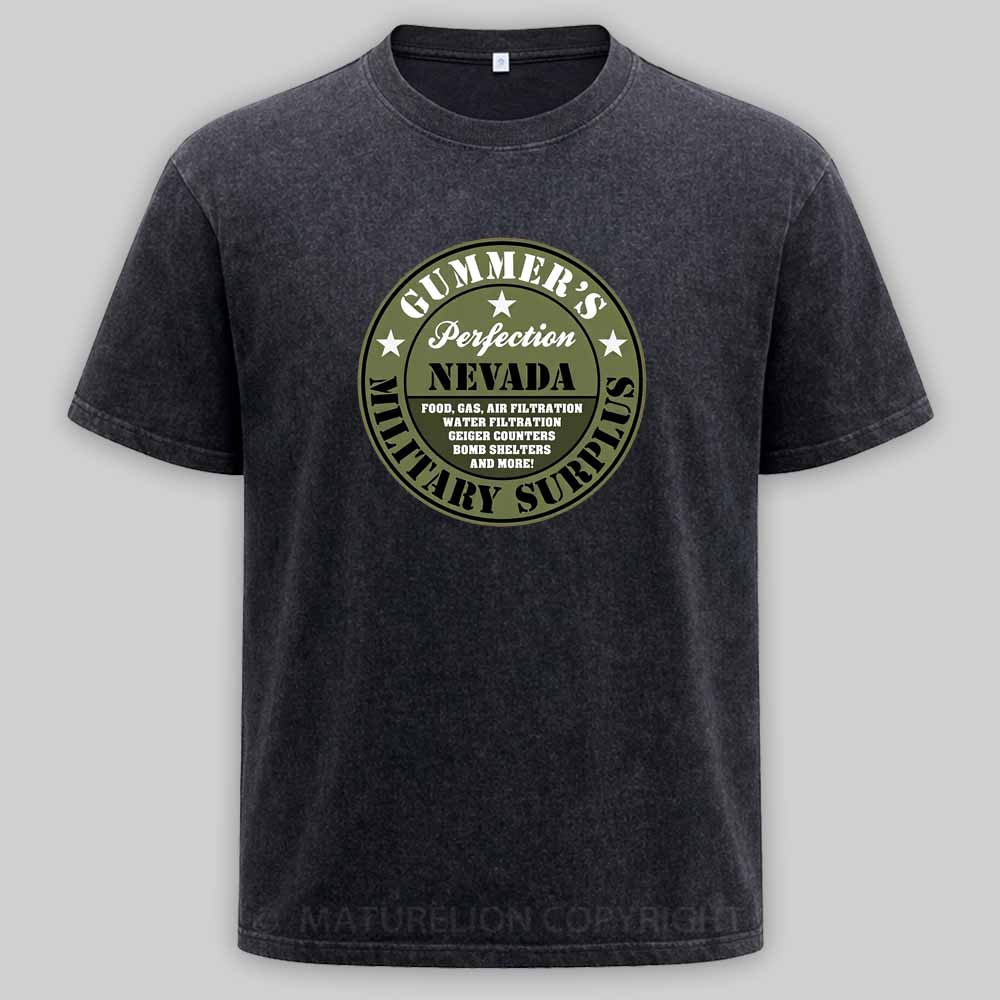 Maturelion Gummer's Military Surplus Washed T-shirt