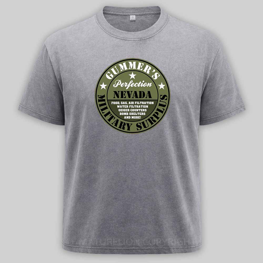 Maturelion Gummer's Military Surplus Washed T-shirt