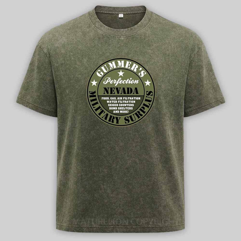 Maturelion Gummer's Military Surplus Washed T-shirt