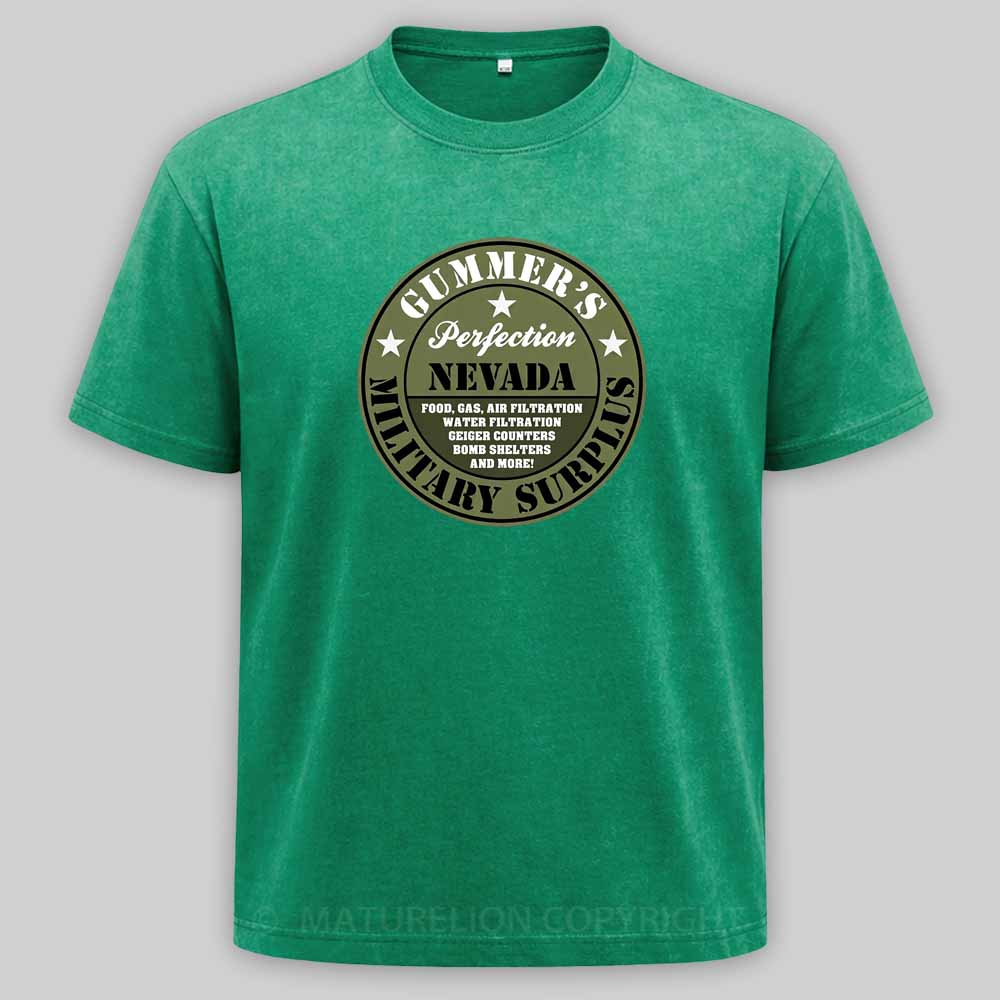 Maturelion Gummer's Military Surplus Washed T-shirt