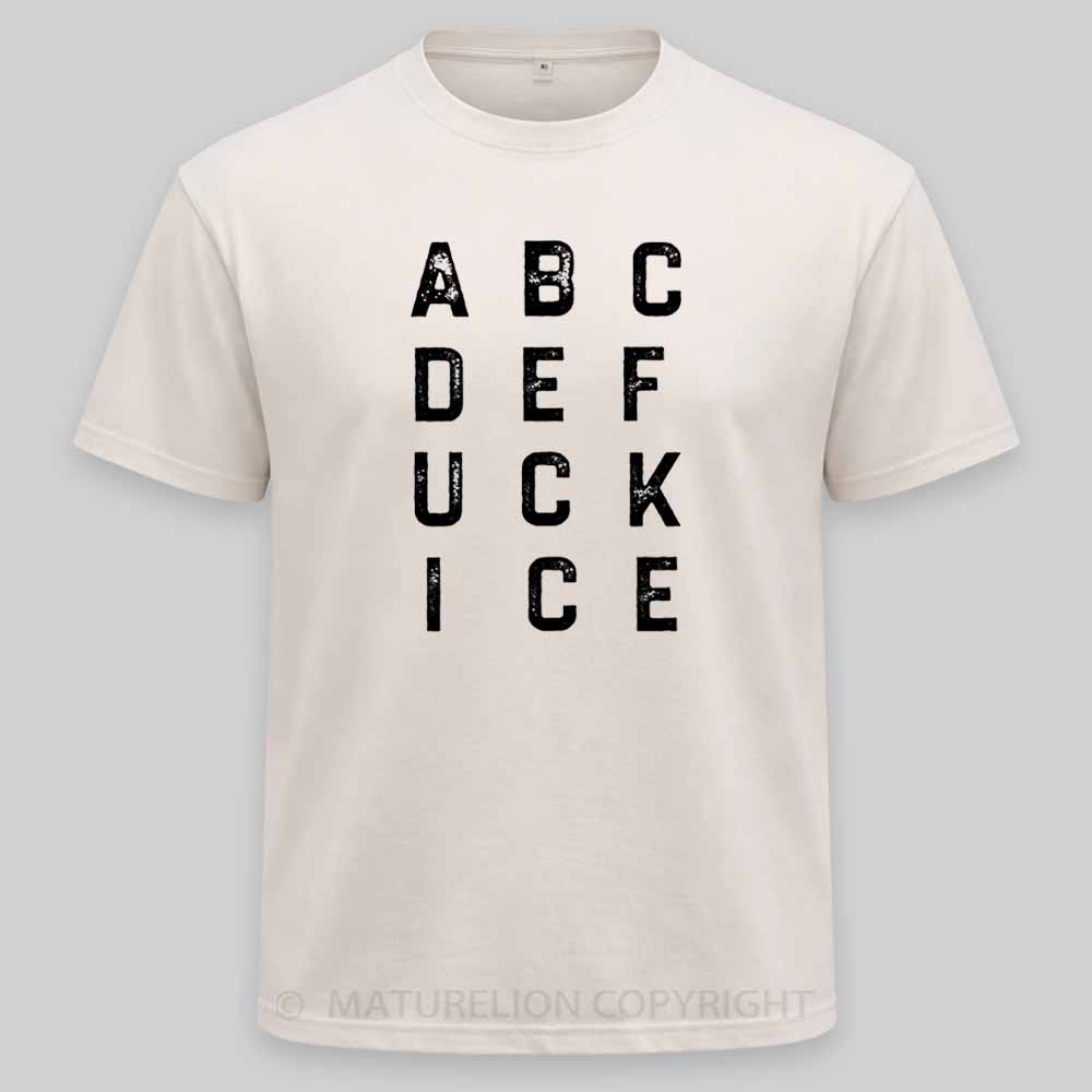 Maturelion ABCDEFUCKICE Washed T-shirt