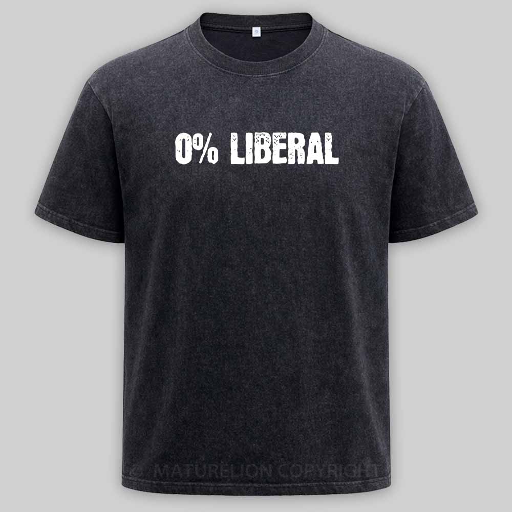 Maturelion 0 liberal Washed T-shirt