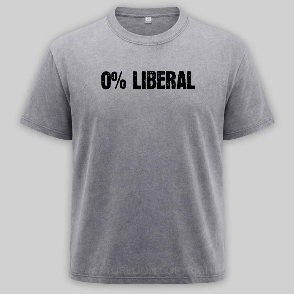 Maturelion 0 liberal Washed T-shirt
