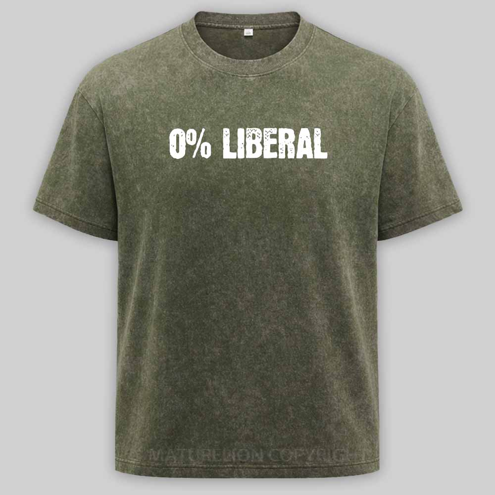 Maturelion 0 liberal Washed T-shirt