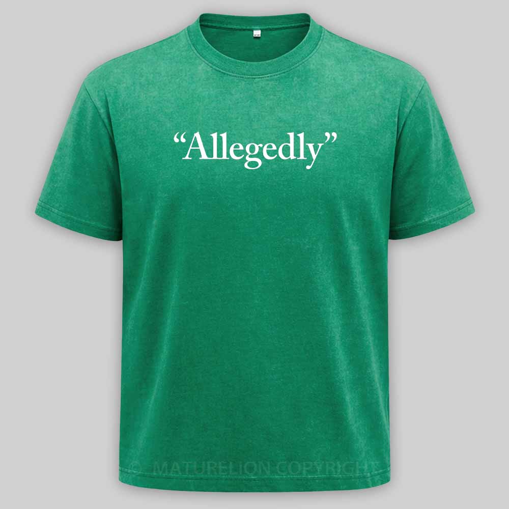 Maturelion Allegedly Washed T-shirt