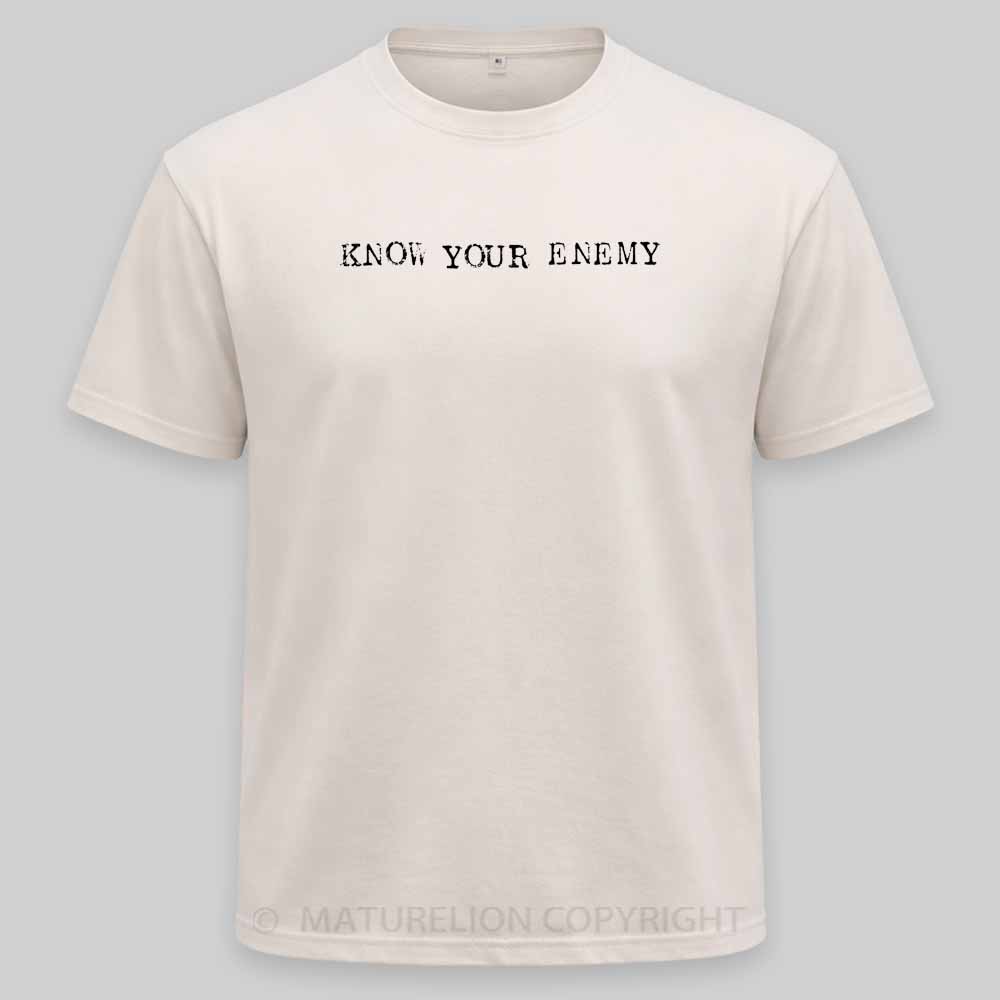 Maturelion Know Your Enemy Washed T-shirt