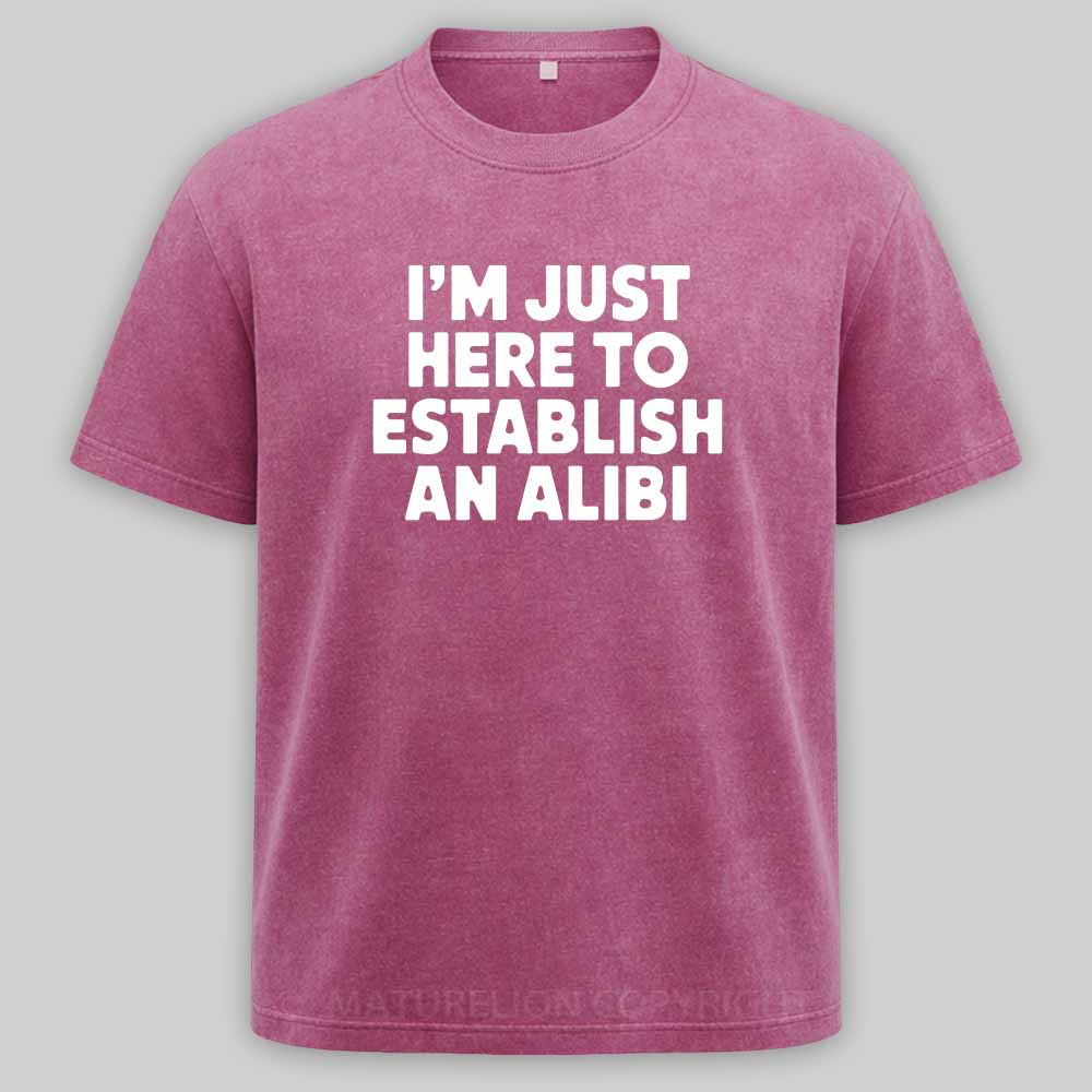 Maturelion Alibi Washed T-shirt