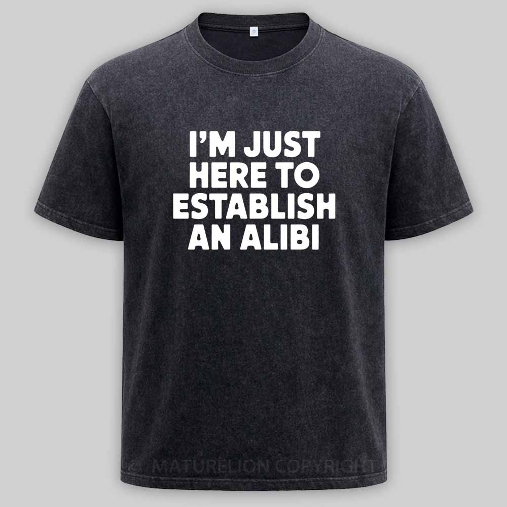 Maturelion Alibi Washed T-shirt