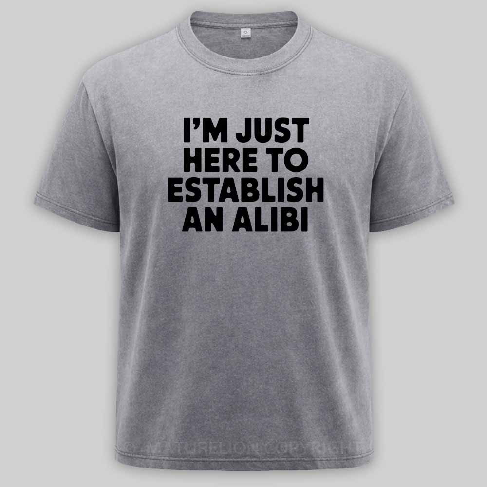 Maturelion Alibi Washed T-shirt