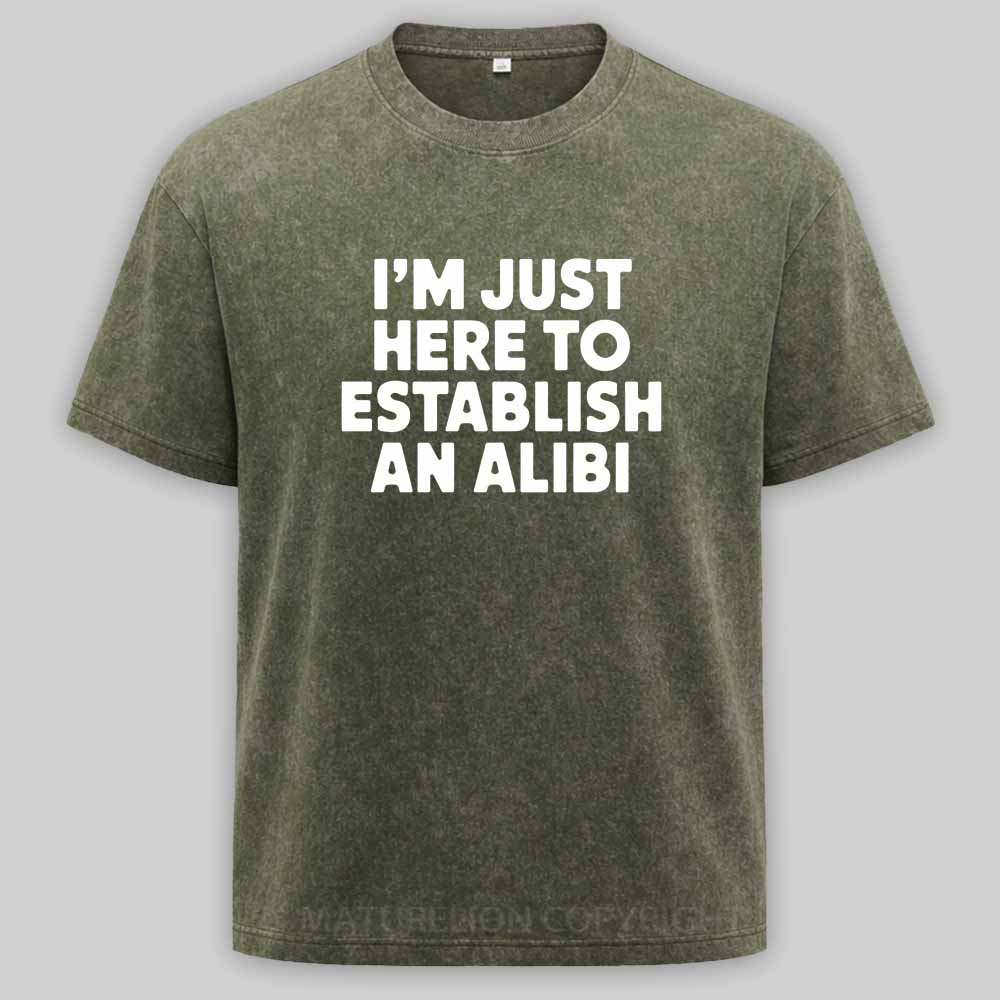 Maturelion Alibi Washed T-shirt