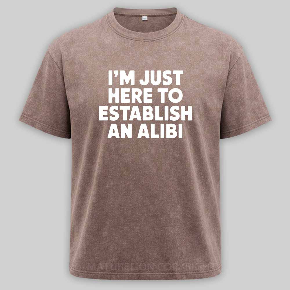 Maturelion Alibi Washed T-shirt