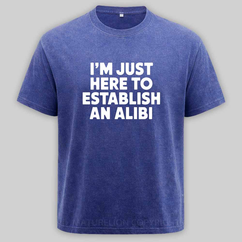 Maturelion Alibi Washed T-shirt