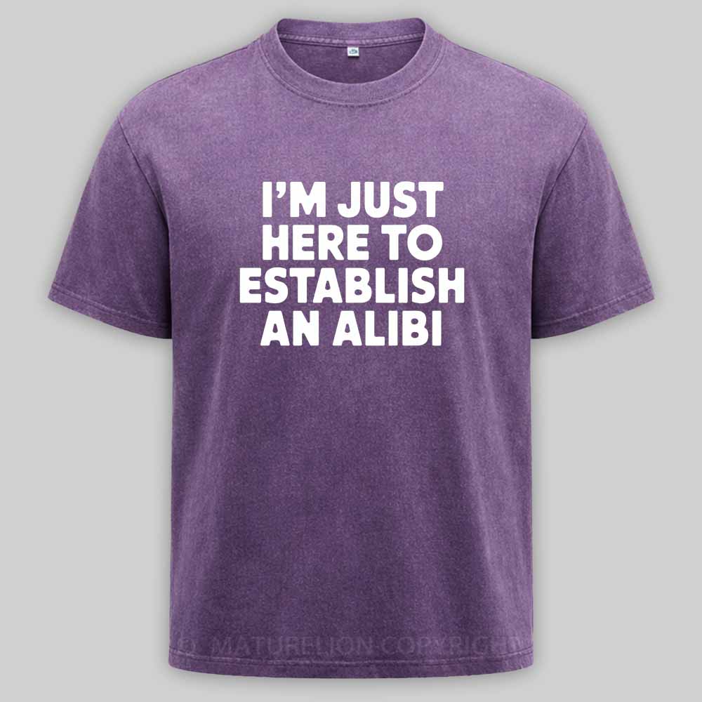 Maturelion Alibi Washed T-shirt