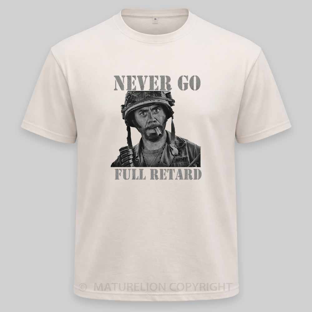 Maturelion Never Go Full Vintage Washed T-shirt