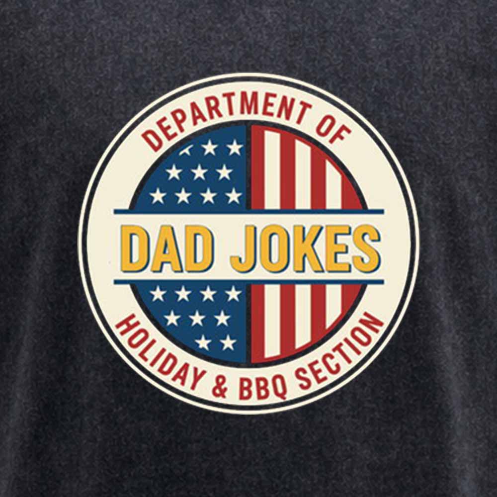 Maturelion Department of Dad Jokes Washed T-shirt