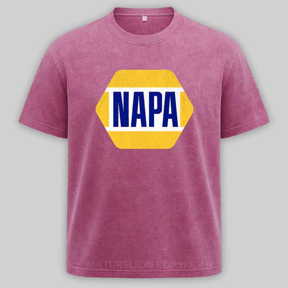 Maturelion Vintage Napa Automotive Parts 1965 Washed T-shirt