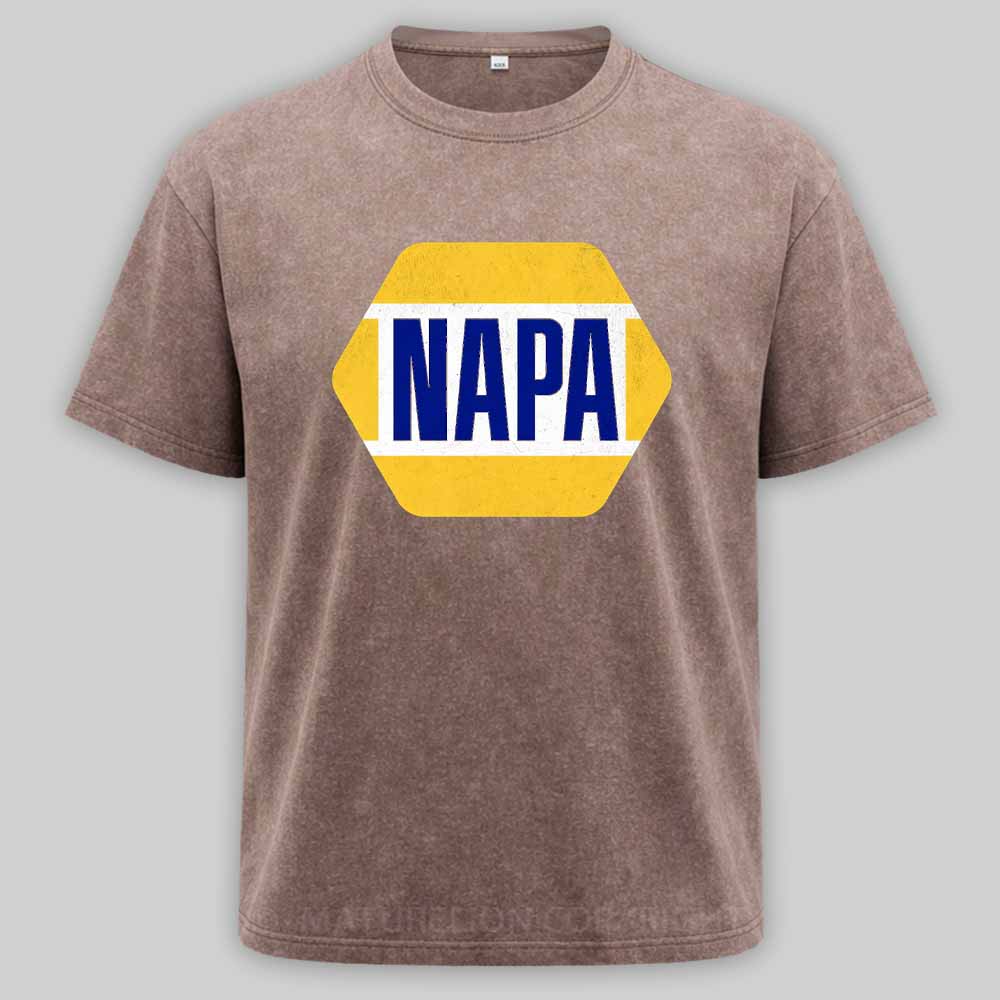 Maturelion Vintage Napa Automotive Parts 1965 Washed T-shirt