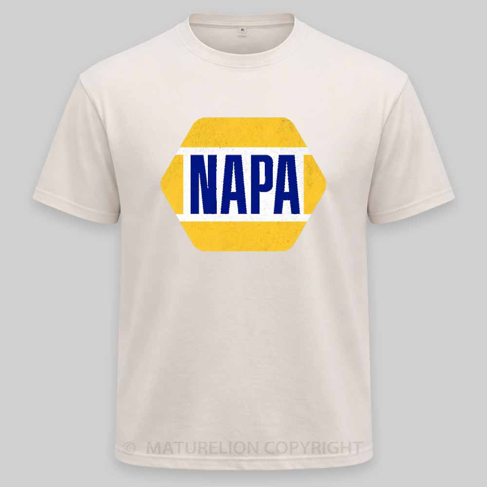 Maturelion Vintage Napa Automotive Parts 1965 Washed T-shirt