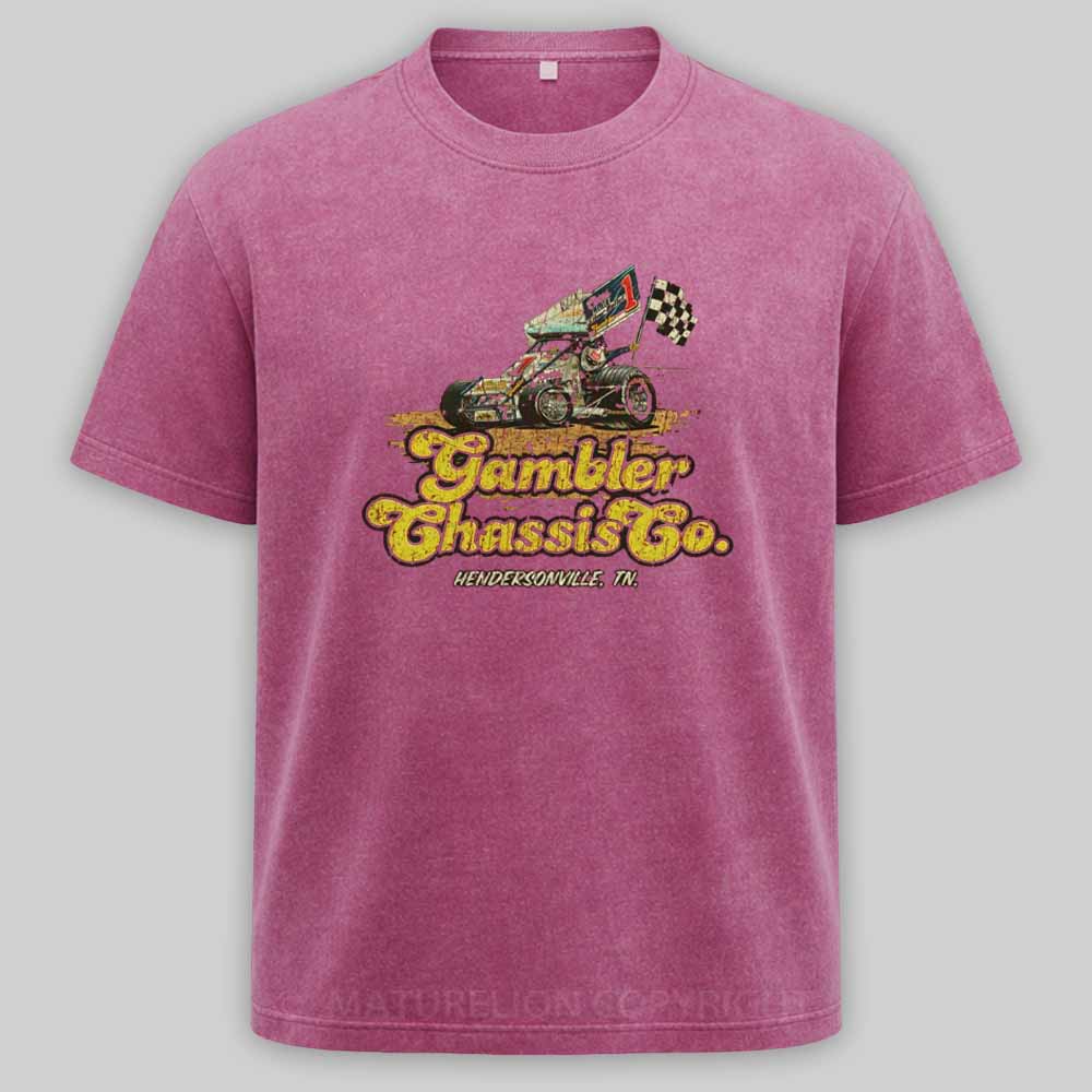 Maturelion Gambler Chassis Co. 1980 Washed T-shirt