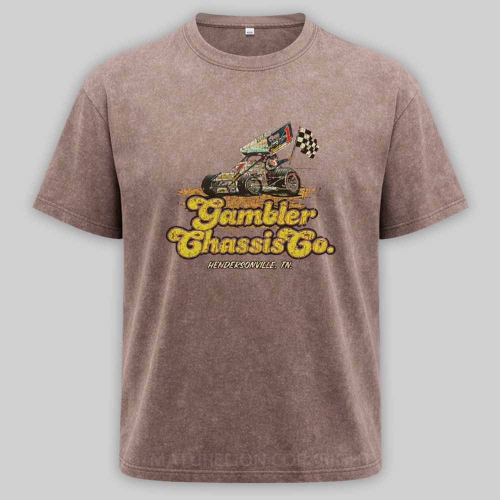 Maturelion Gambler Chassis Co. 1980 Washed T-shirt