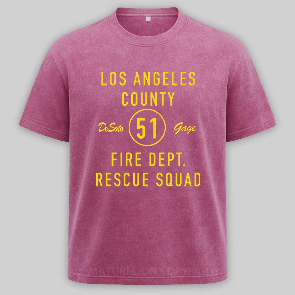 Maturelion Emergency Squad 51 Washed T-shirt