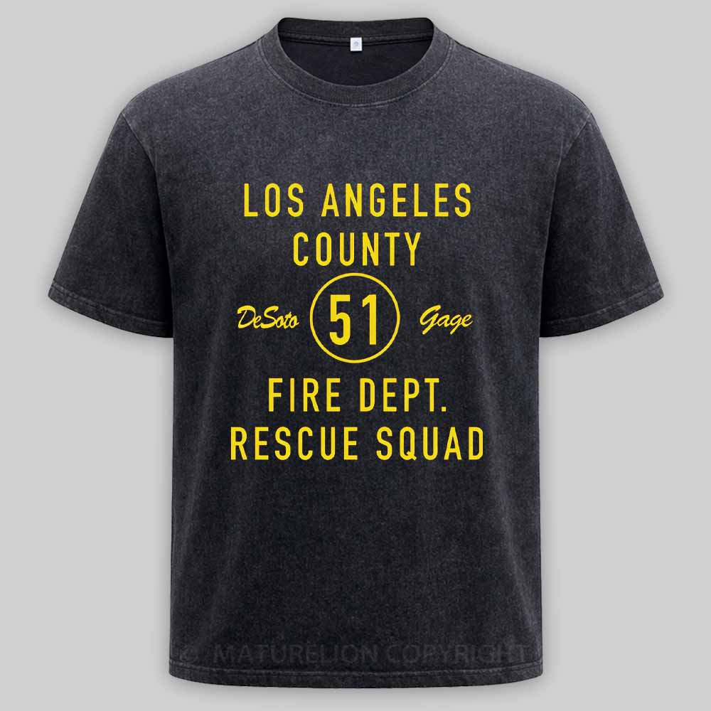 Maturelion Emergency Squad 51 Washed T-shirt