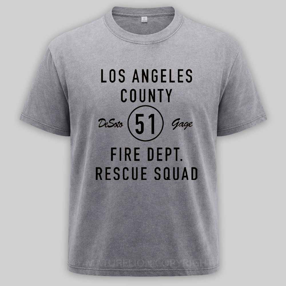 Maturelion Emergency Squad 51 Washed T-shirt