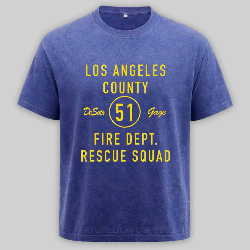 Maturelion Emergency Squad 51 Washed T-shirt