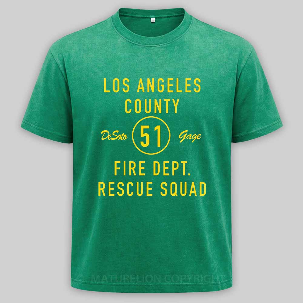 Maturelion Emergency Squad 51 Washed T-shirt
