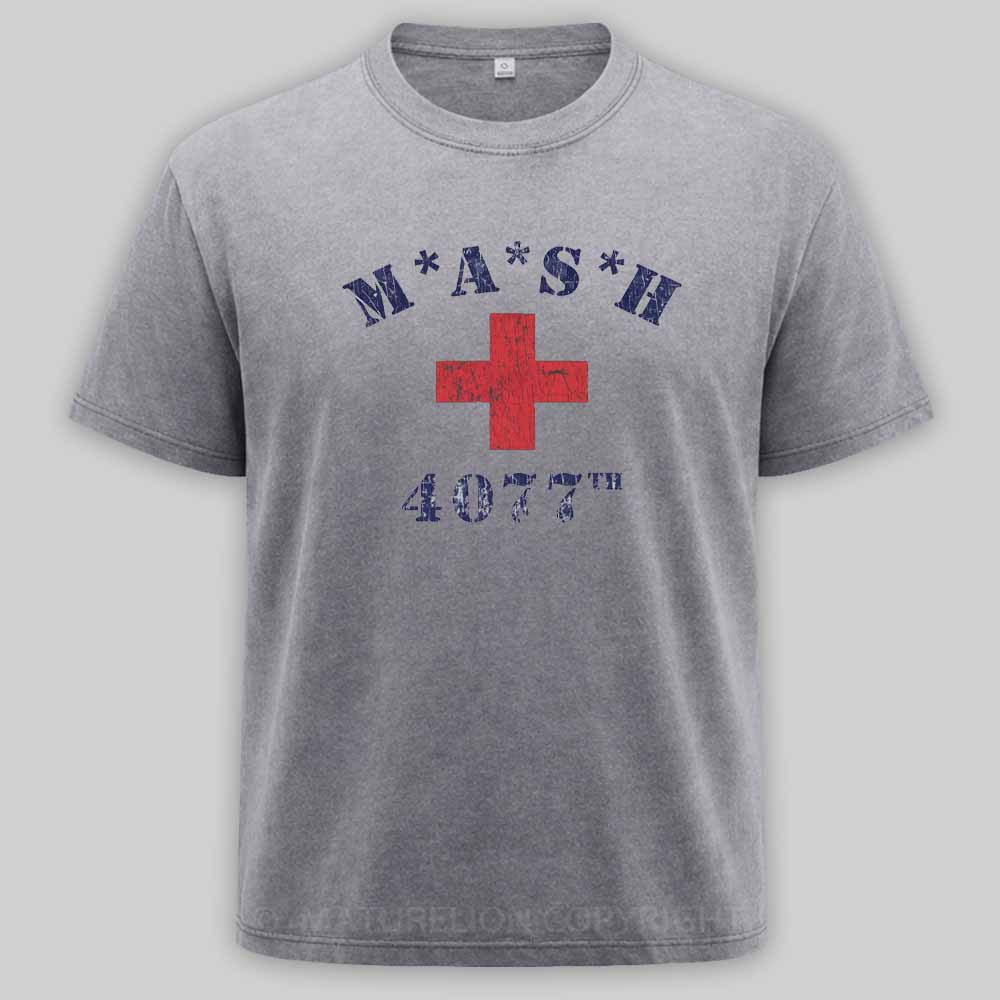 Maturelion M*A*S*H 4077th Medic 1970 Washed T-shirt