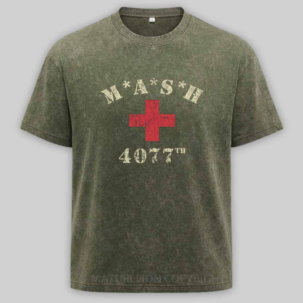 Maturelion M*A*S*H 4077th Medic 1970 Washed T-shirt