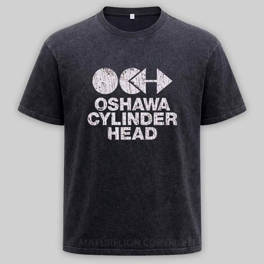 Maturelion Oshawa Cylinder Head 1966 Washed T-shirt