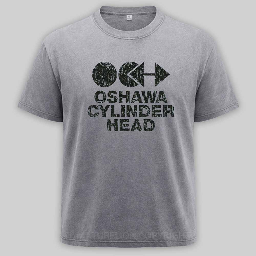 Maturelion Oshawa Cylinder Head 1966 Washed T-shirt